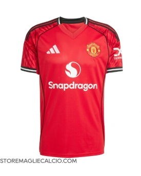 Manchester United Maglia Gara Casa Repliche 2025-26 Maniche Corte
